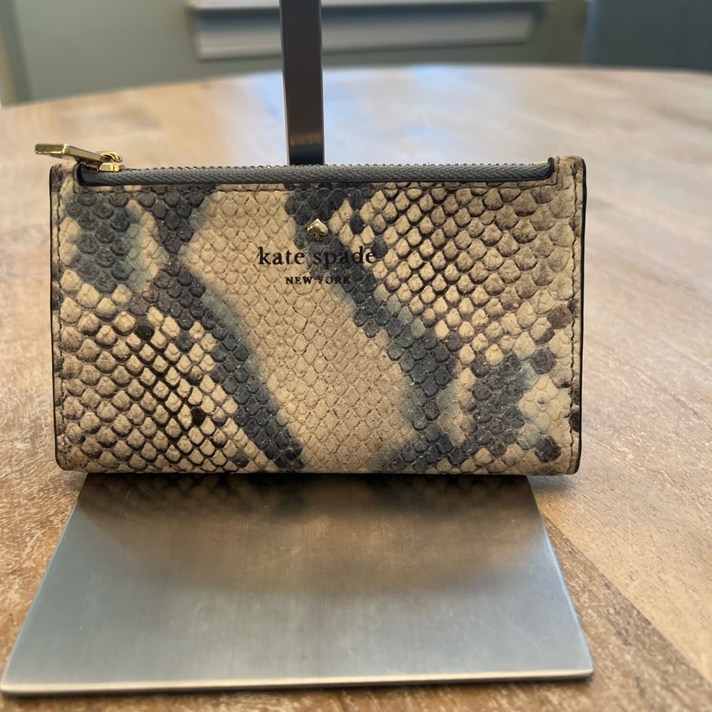 Kate Spade Hayes Street Snake Embossed Wallet